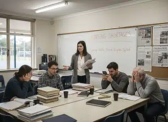 أزمة المعلمين