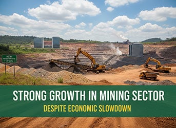 نمو قوي لقطاع التعدين