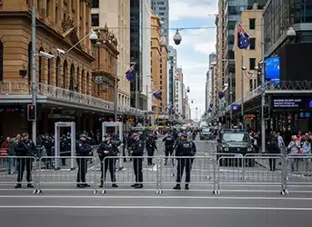 تشديد أمني واسع